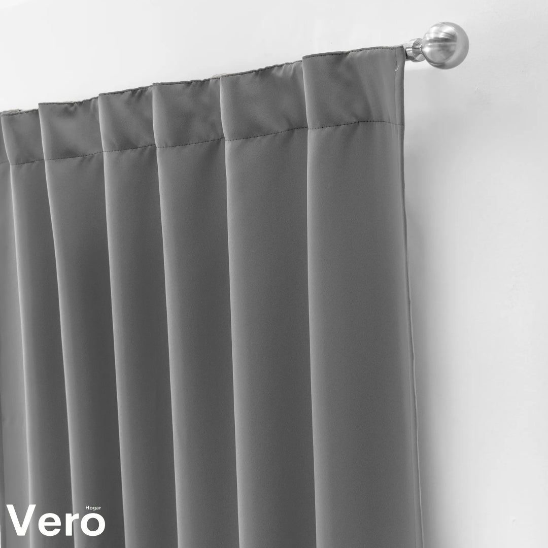 Cortina Blackout Gris Claro