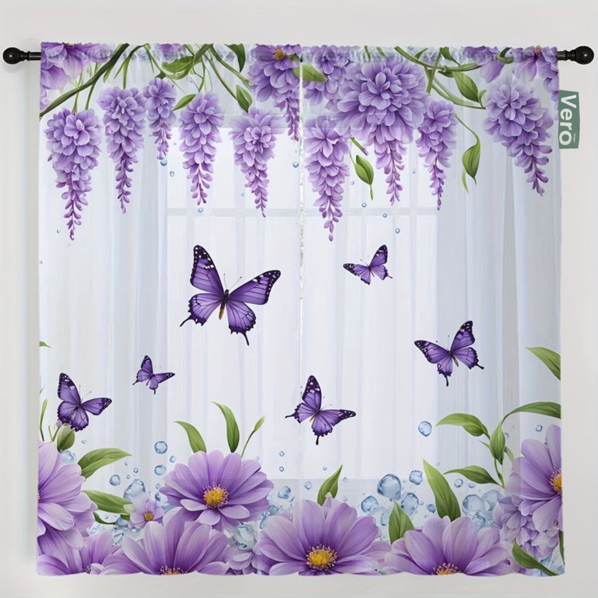 Cortina Paris Mariposas