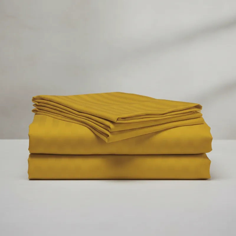 Sábana Vero 3000 Hilos Microfibra Dorado Oscuro