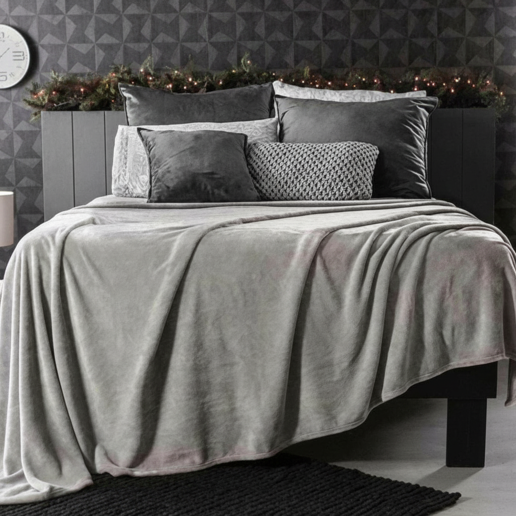 Cobertor Ligero Gris Oxford