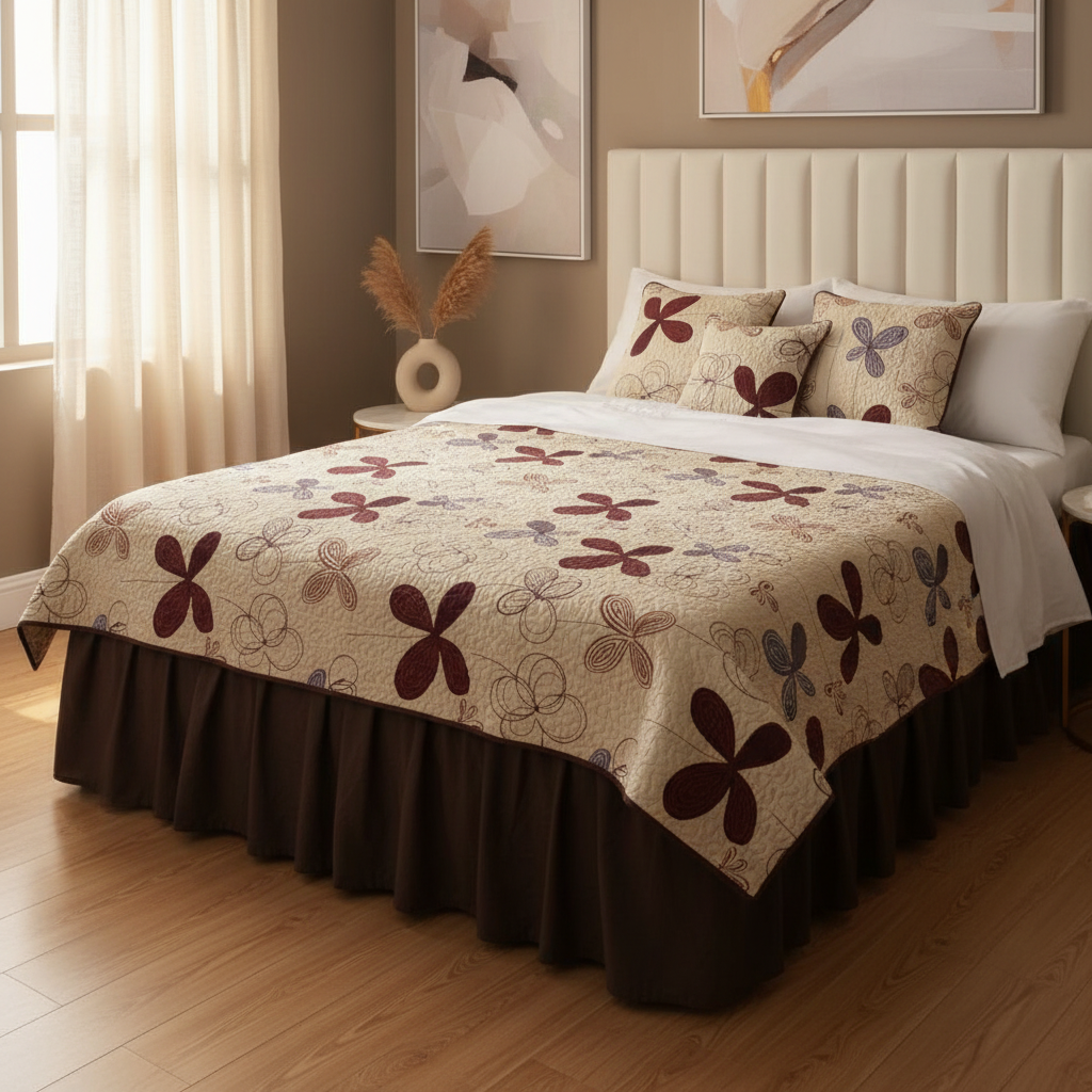 Colchas Prime Dos Vista Avellana / Chocolate