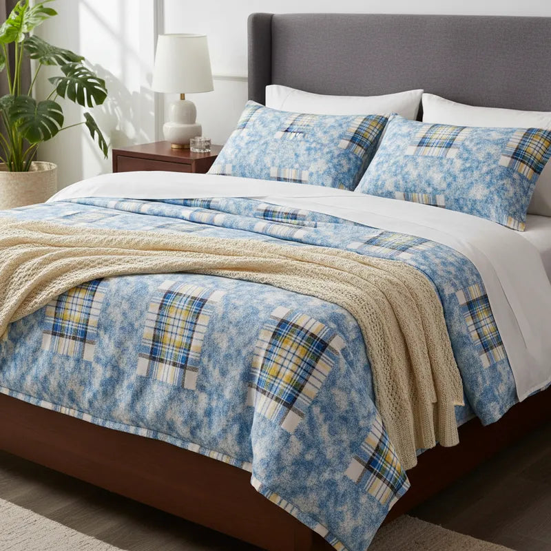 Sabana de Franela Tessela Cielo