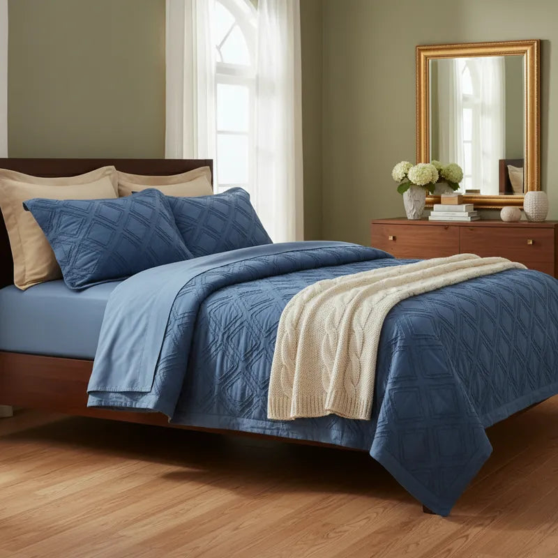 Edredon Bali Azul Marino