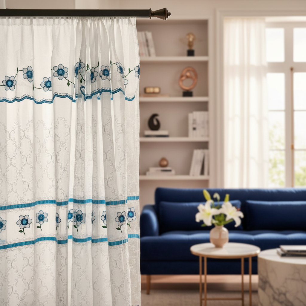 Mariposa Rosa Cortina Dolly Celeste