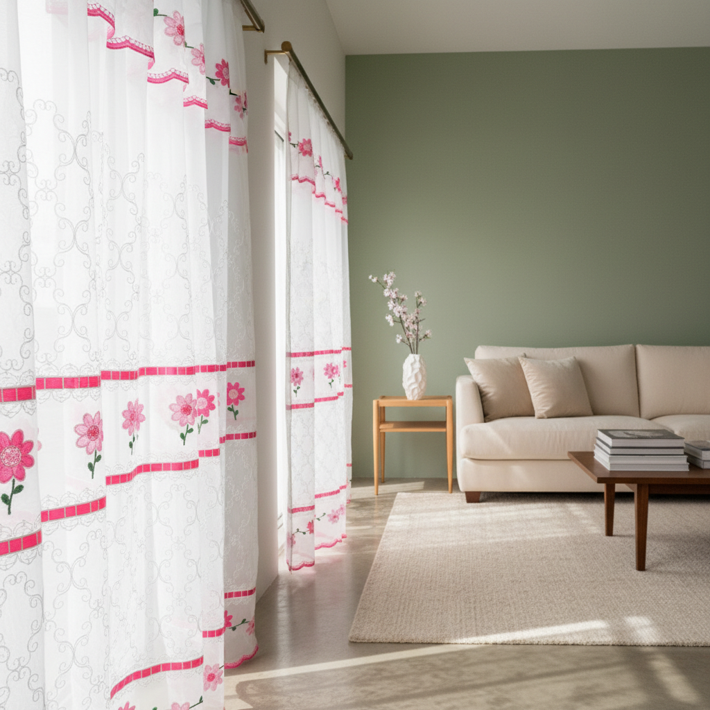 Mariposa Rosa Cortina Dolly Rosa Mexicano