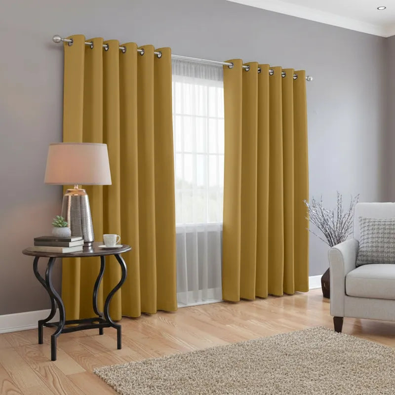 Cortina Blackout Dorado