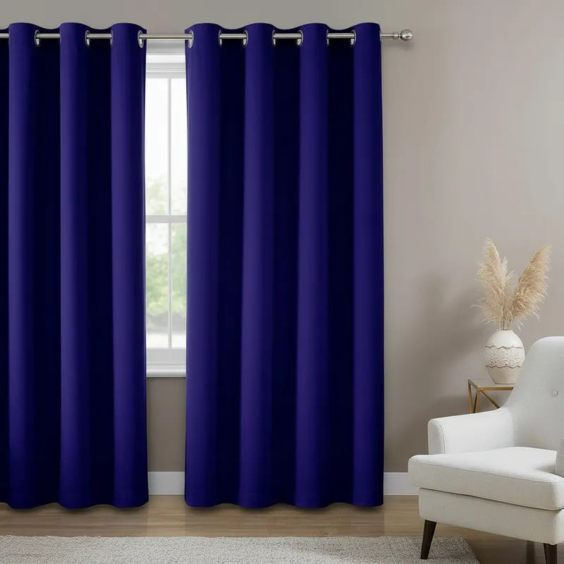 Cortina Blackout Azul Marino