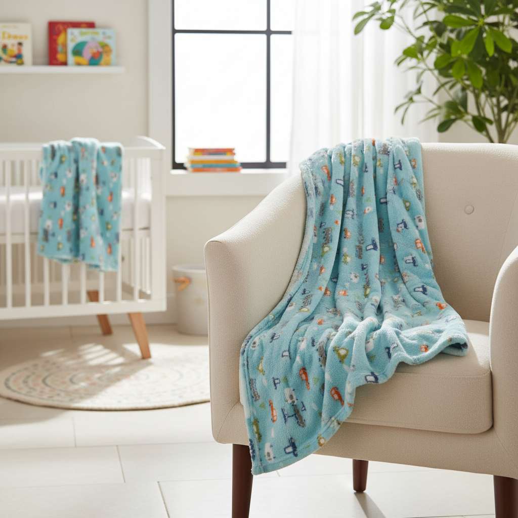 Cobertor de Bebé Ligero Carriola/Cuna Carritos