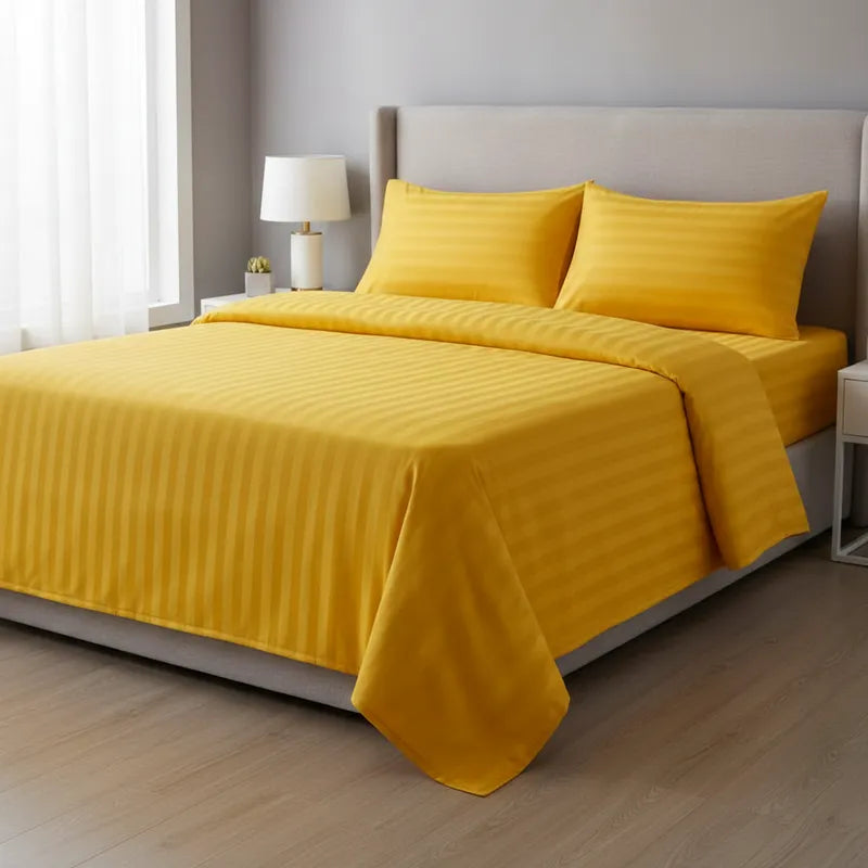 Sábana Vero 3000 Hilos Microfibra Dorado