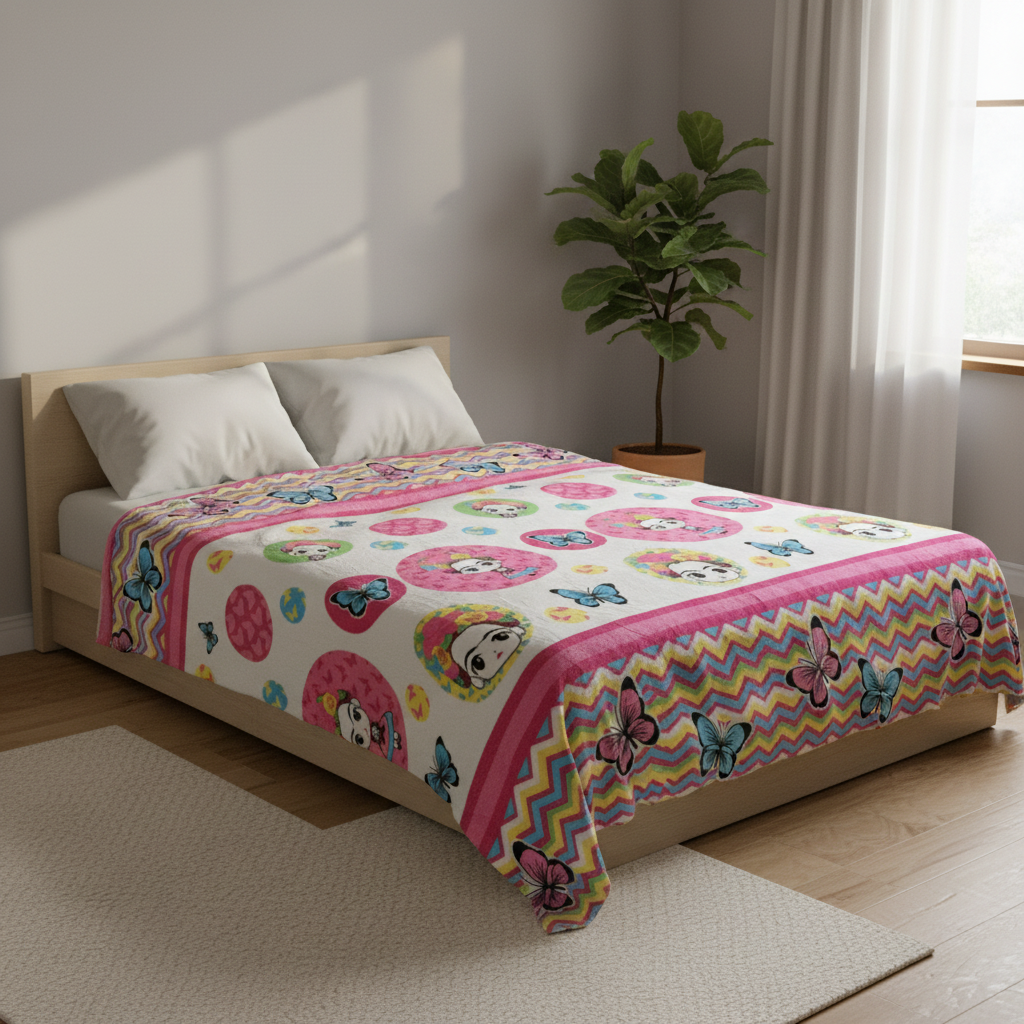 Cobertor Ligero 3000 Frida Mariposa