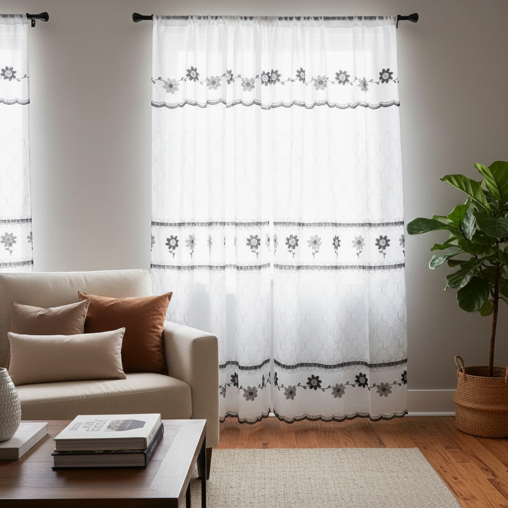 Mariposa Rosa Cortina Dolly Velo De Noche