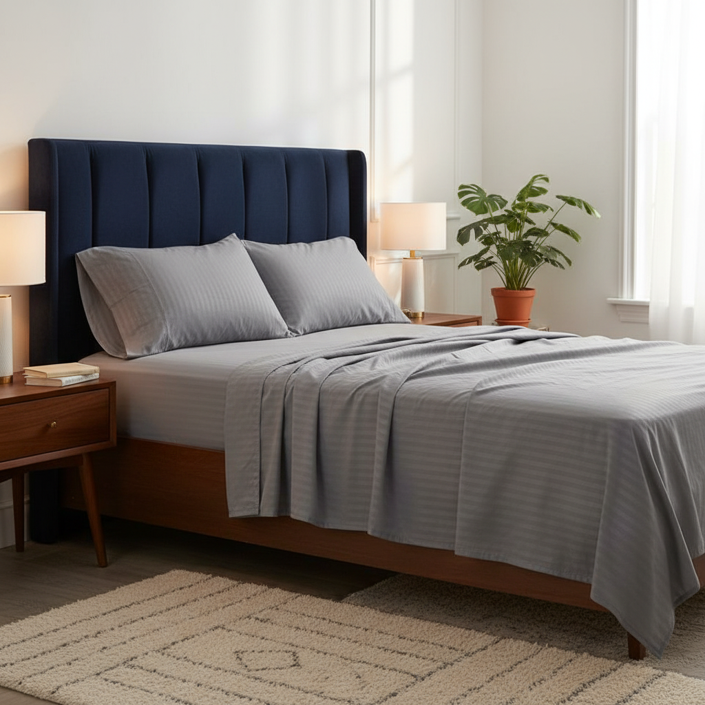 Sábana Vero 3000 Hilos Microfibra Perla