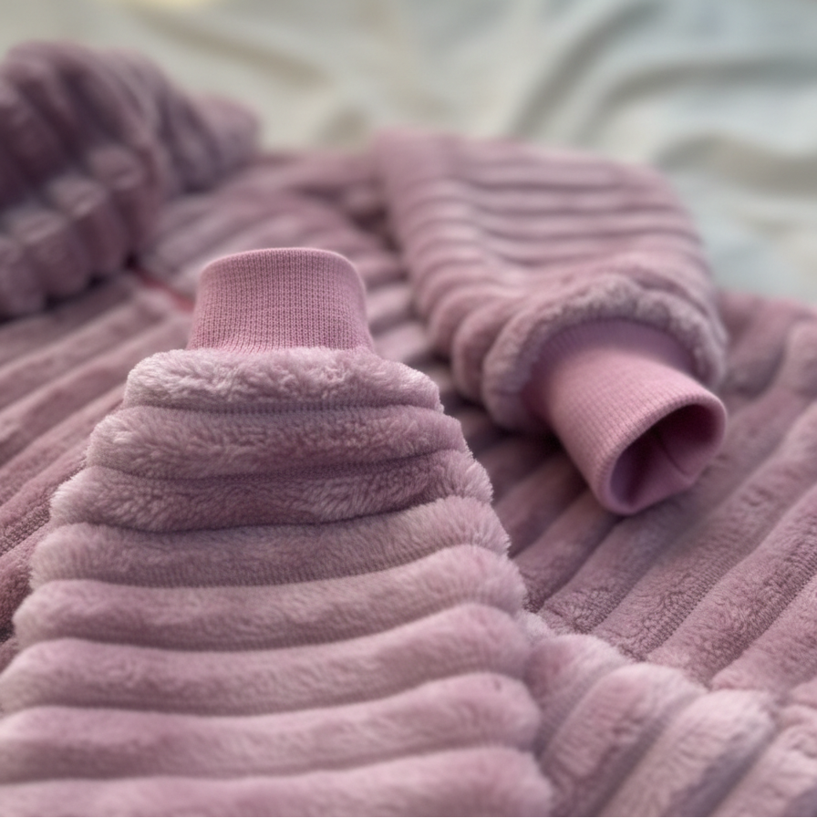 Mameluco Baby Bag Gris Violeta