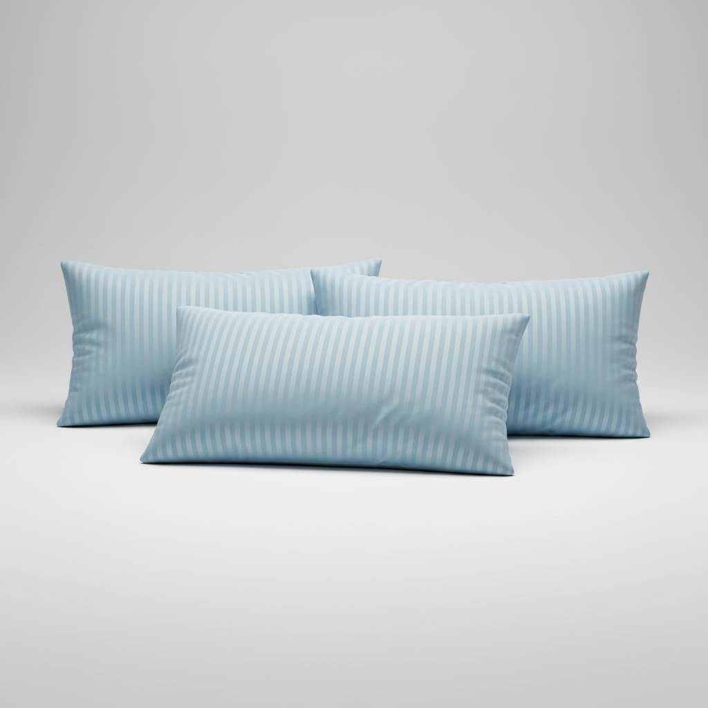 Par De Fundas De Almohadas 3000 Azul Cielo