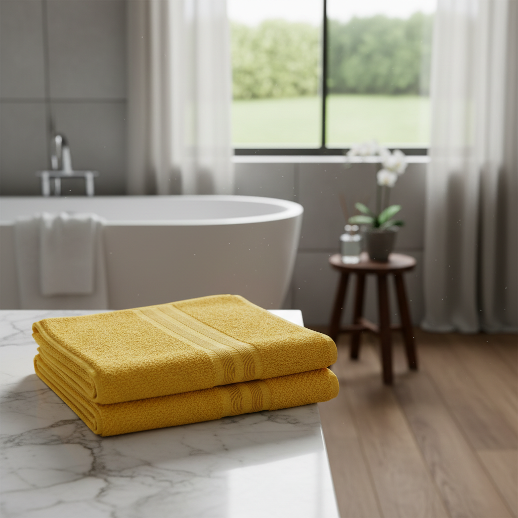 Toalla Bilbao Baño Completo Amarillo